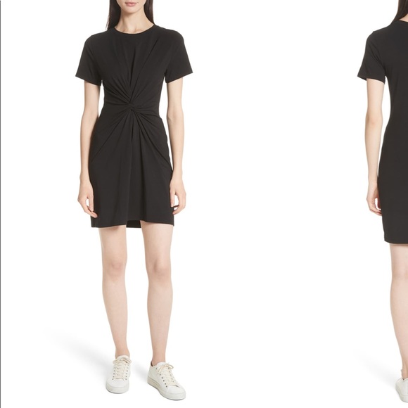 Theory Dresses & Skirts - NEW • Theory • Rubri T-Shirt Knotted Mini Dress L